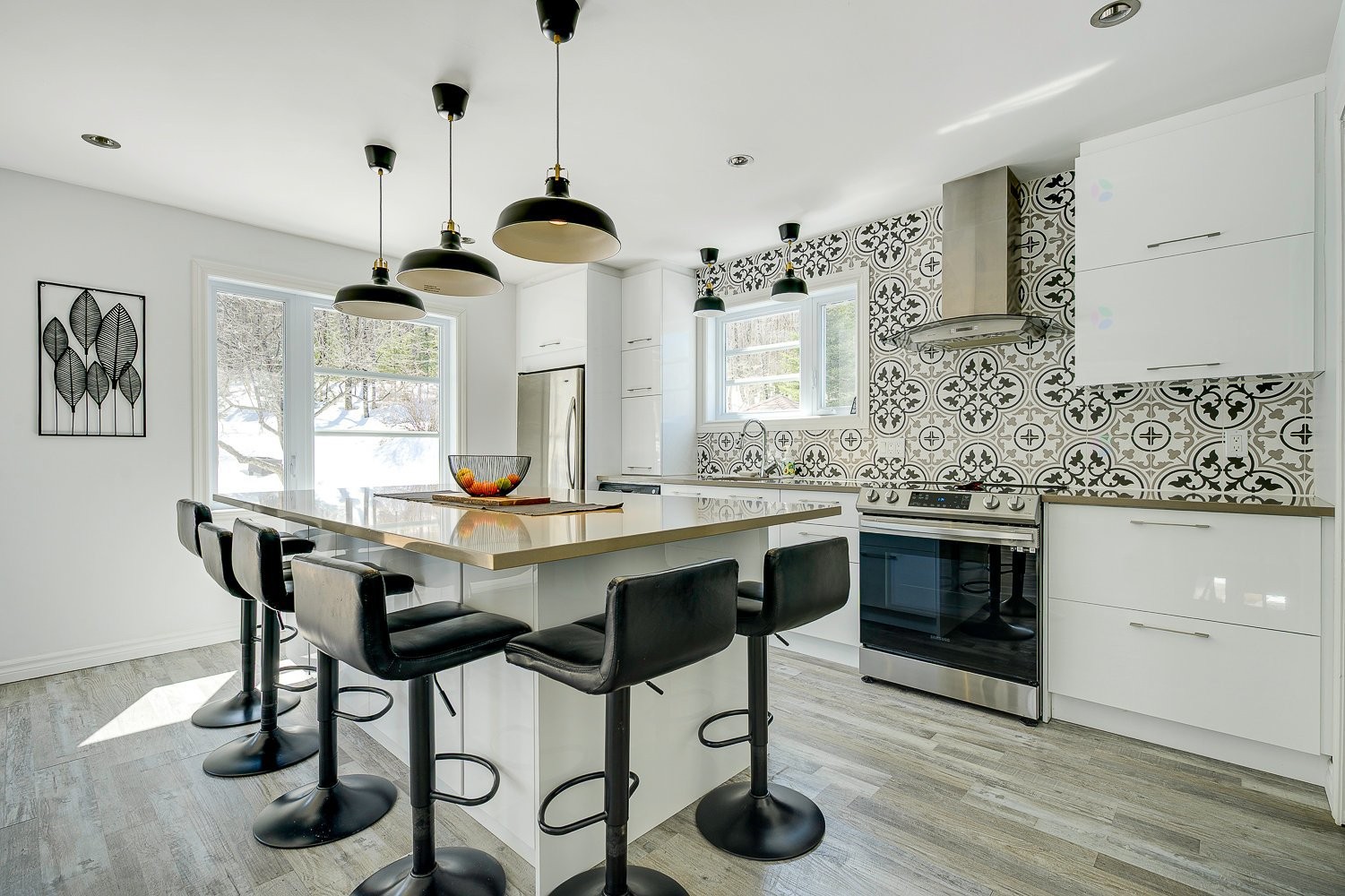 Kitchen - 134 Ch. Black, Mille-Isles, QC - Indoor Photo Showing Kitchen With Upgraded Kitchen