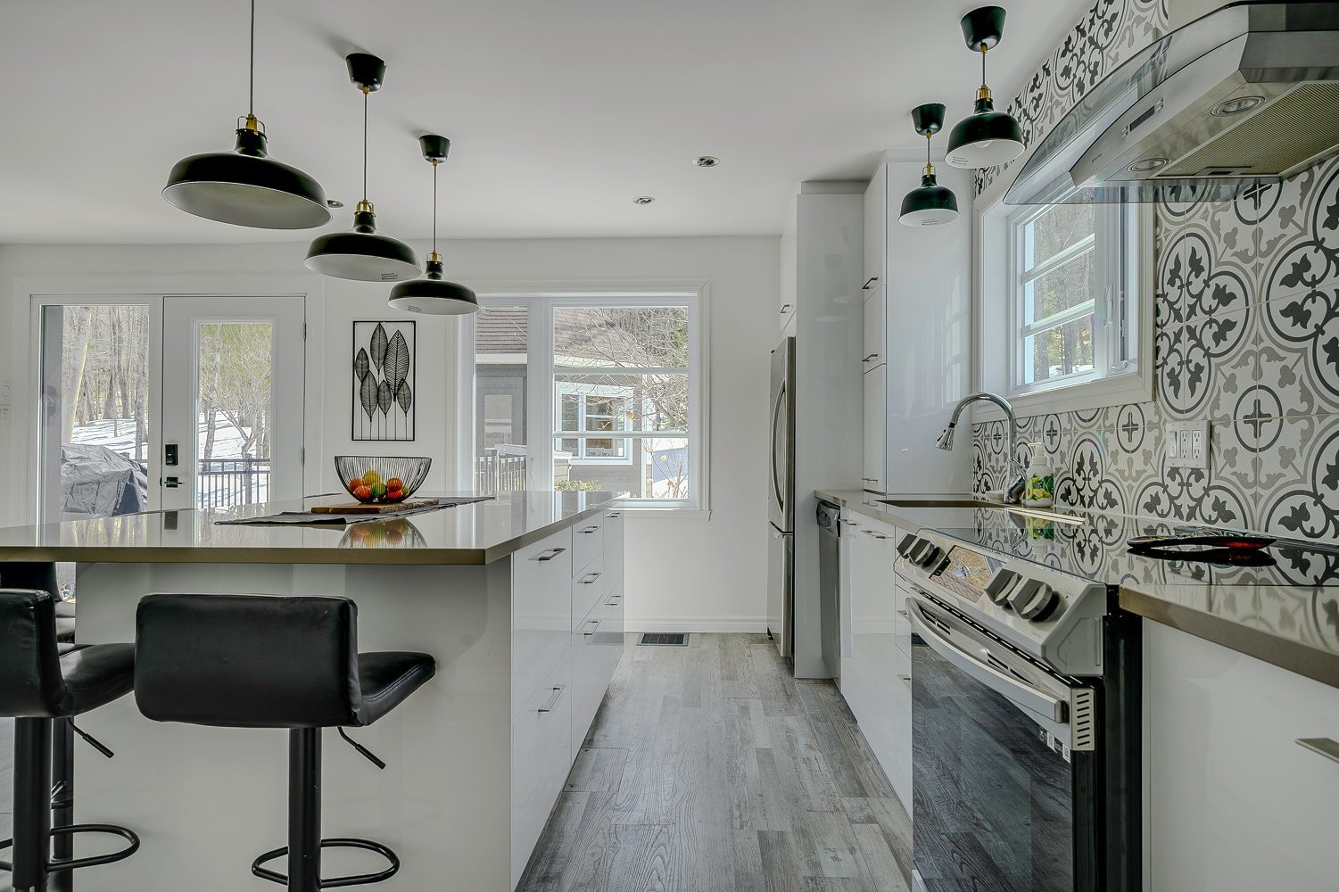 Kitchen - 134 Ch. Black, Mille-Isles, QC - Indoor Photo Showing Kitchen With Upgraded Kitchen
