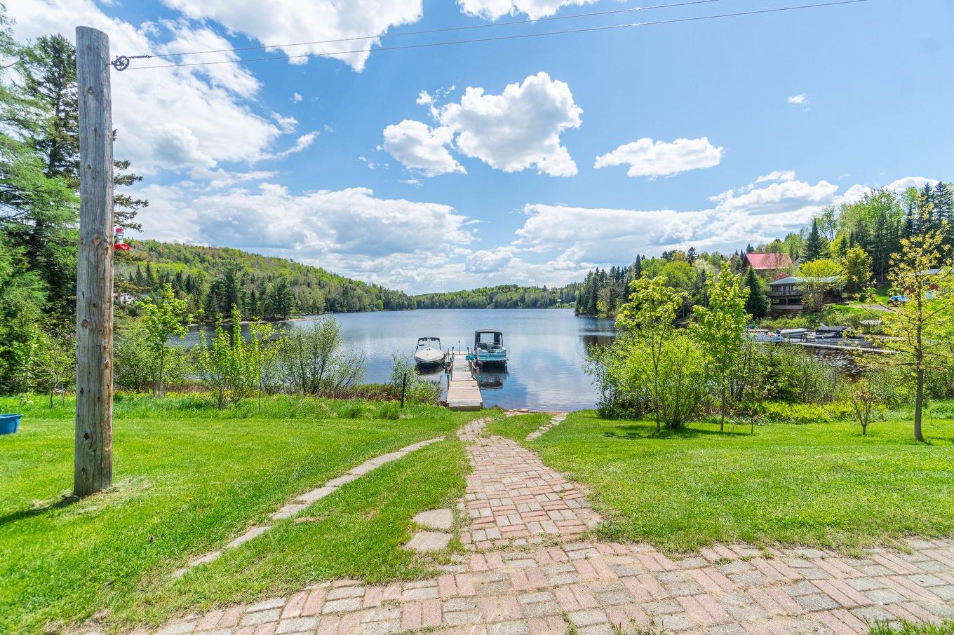 Exterior - 103 - 111 Ch. Du Lac-Aux-Bois-Francs O., Rivière-Rouge, QC - Outdoor With Body Of Water With View