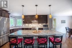 Large granite counter island -