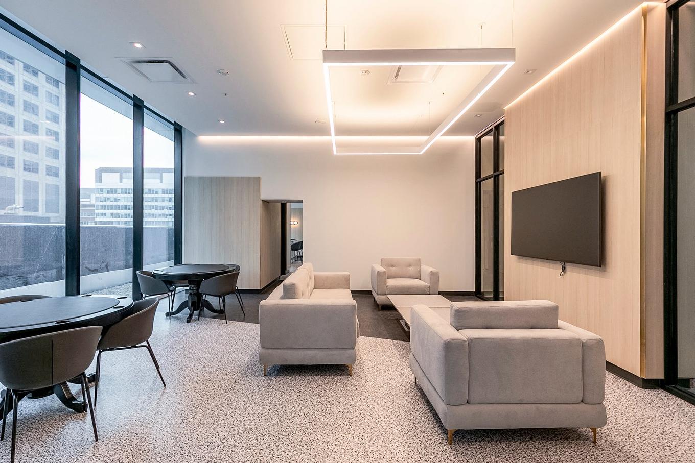 Salle communautaire - 3509-1245 Rue De Bleury, Montréal (Ville-Marie), QC - Indoor Photo Showing Other Room