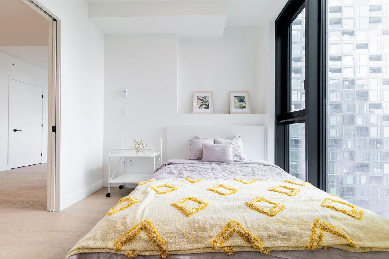 Chambre à coucher - 3509-1245 Rue De Bleury, Montréal (Ville-Marie), QC - Indoor Photo Showing Bedroom