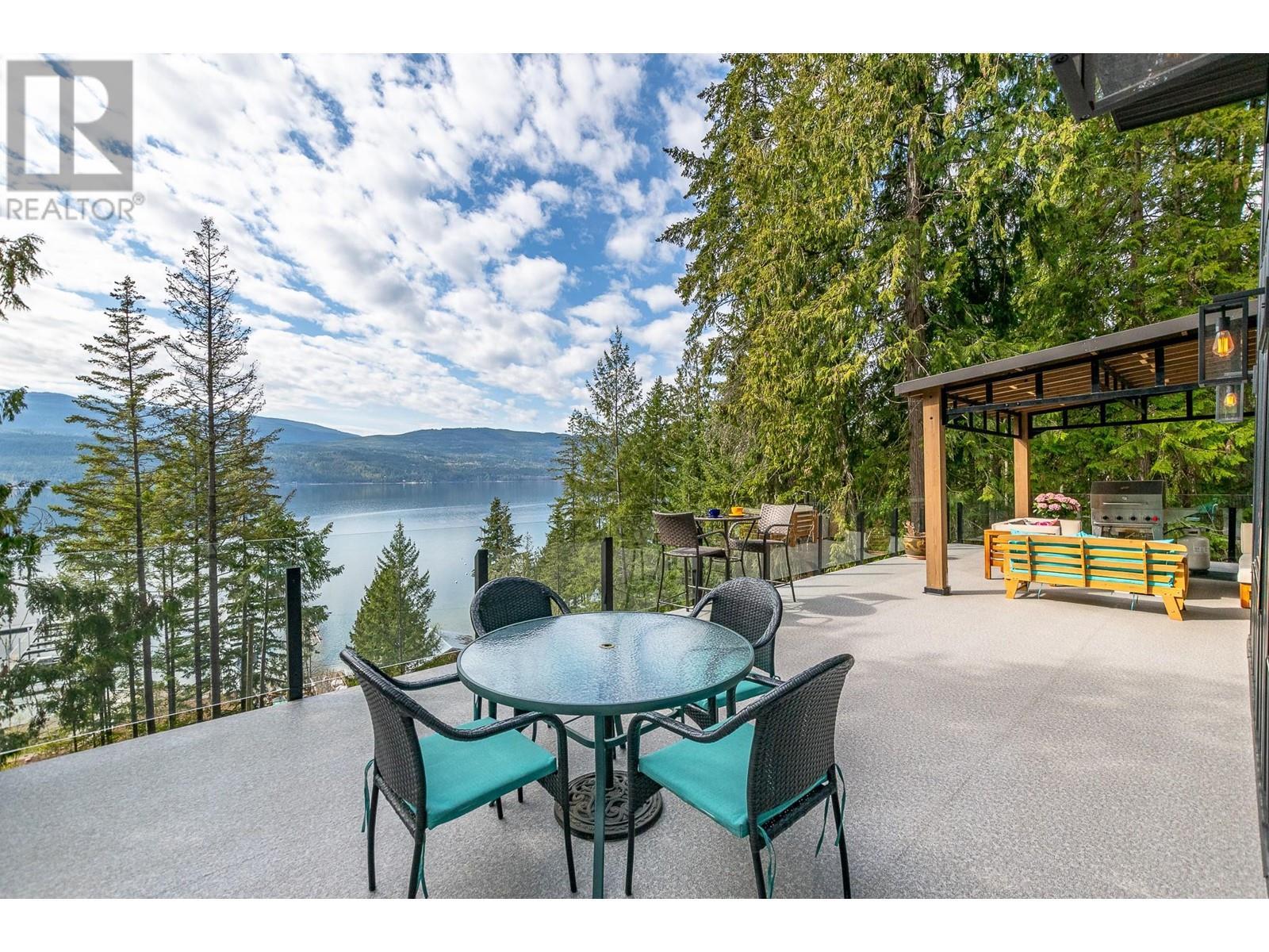 7750 Golf Course Road, Anglemont, BC - Outdoor With Body Of Water With Deck Patio Veranda