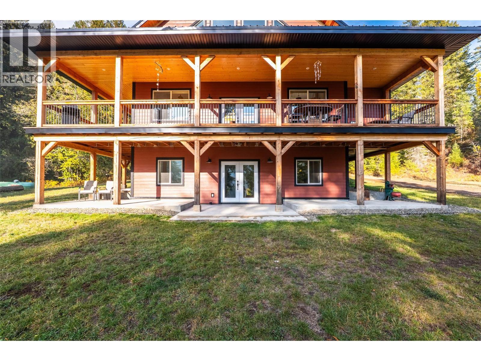 8774 6 Highway, Salmo, BC - Outdoor With Deck Patio Veranda