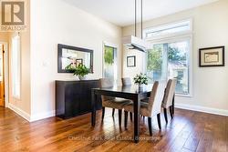 Spacious dining room -