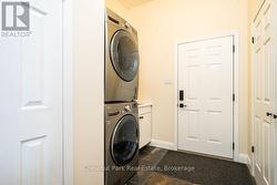 Laundry room with access to the 2 car garage -