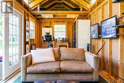 View inside the studio -