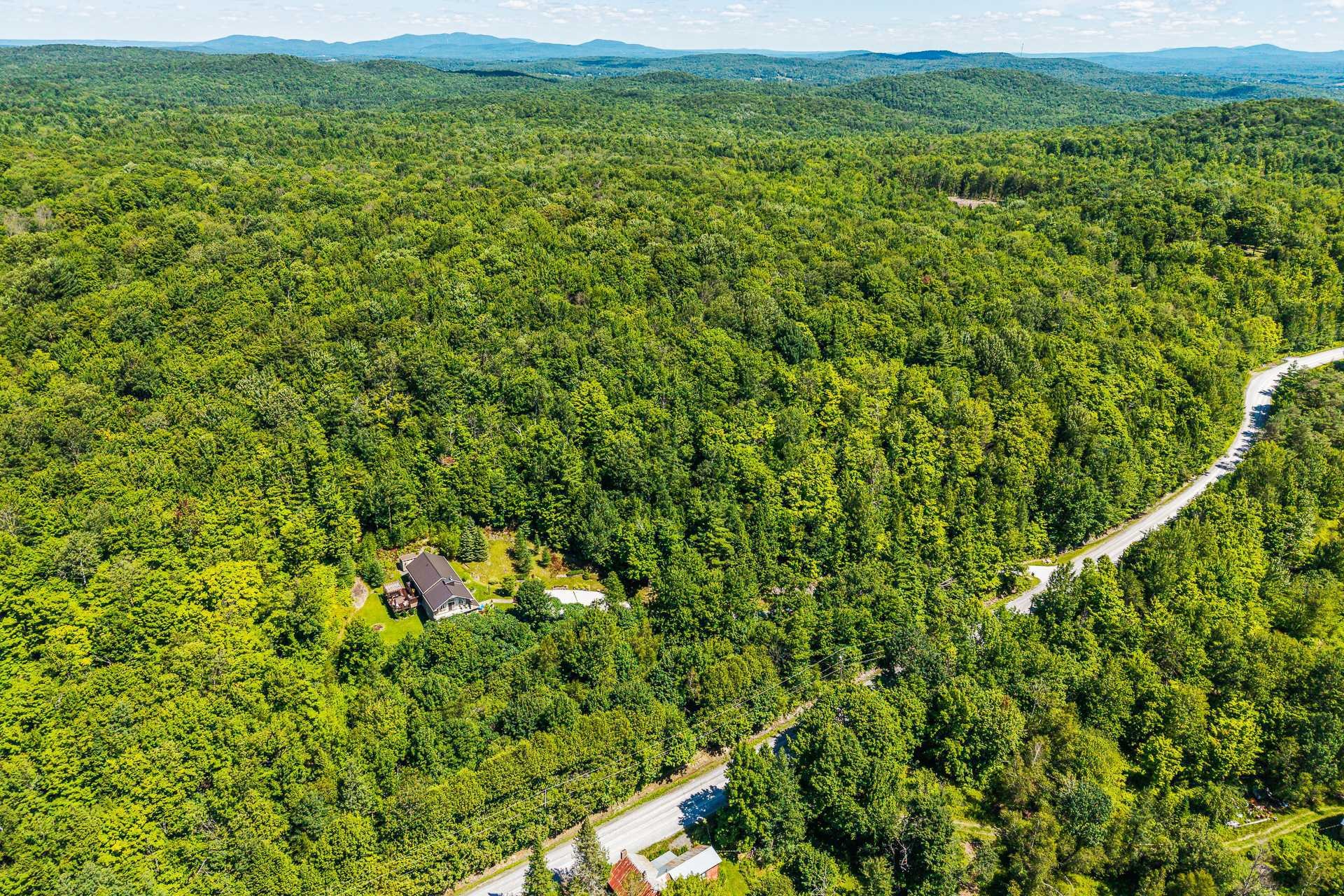 Aerial View - 1573 Ch. Jordan, Dunham, QC - Outdoor With View