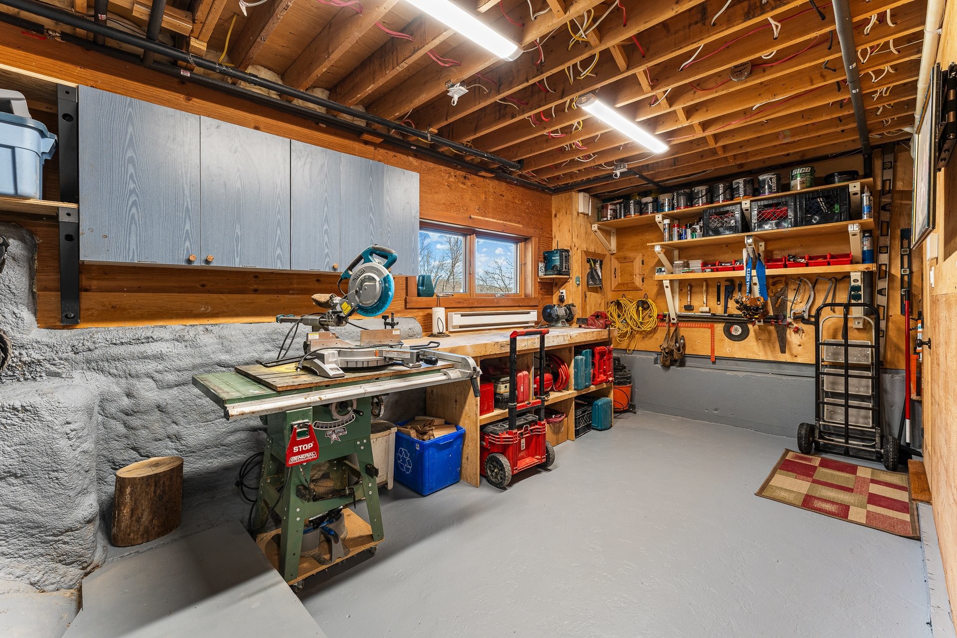 Workshop - 1573 Ch. Jordan, Dunham, QC - Indoor Photo Showing Basement