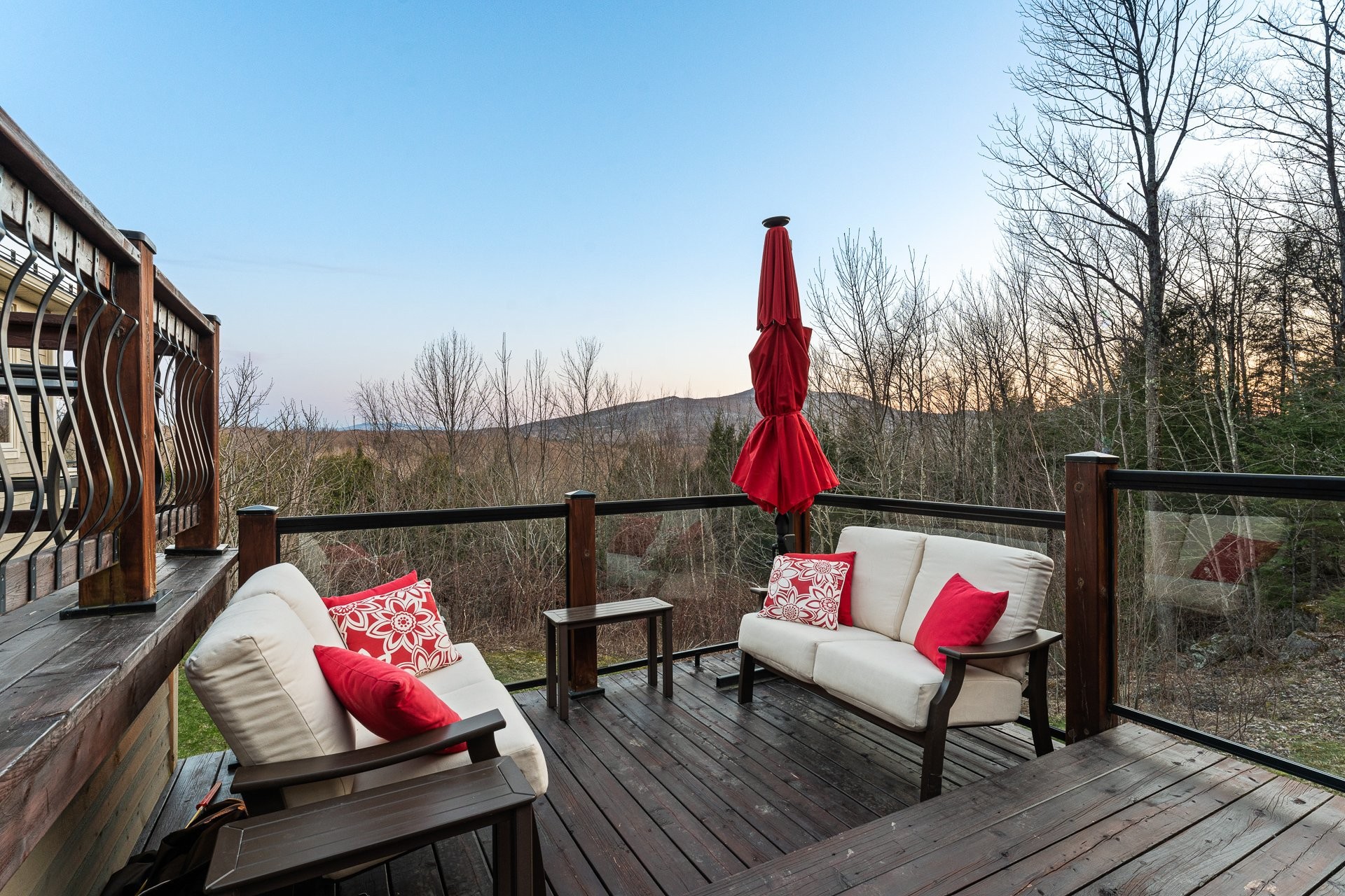 Balcony - 1573 Ch. Jordan, Dunham, QC - Outdoor With Deck Patio Veranda