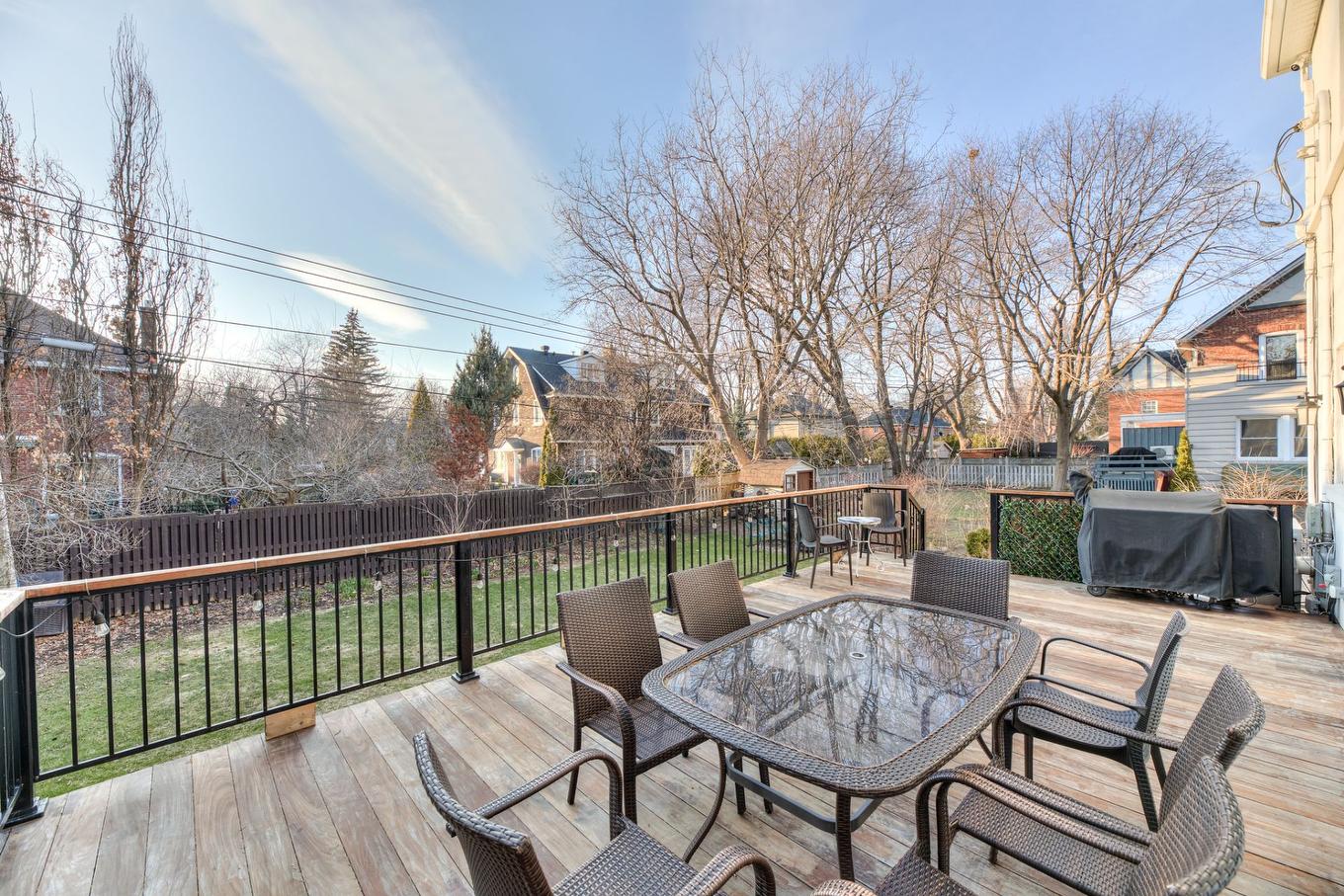 Patio - 135 Av. Vivian, Mont-Royal, QC - Outdoor With Deck Patio Veranda With Exterior