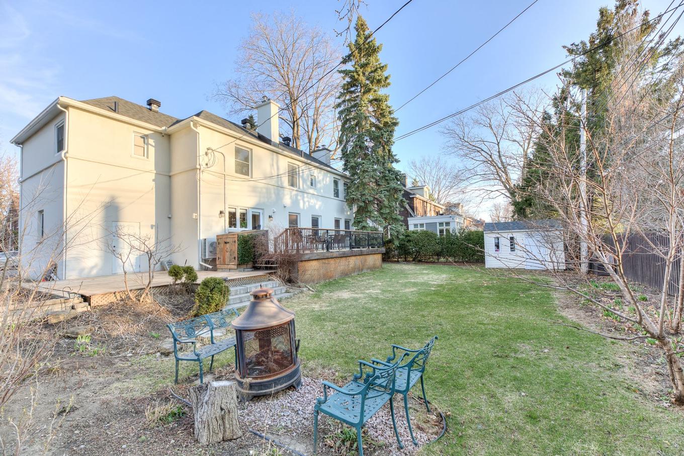 Backyard - 135 Av. Vivian, Mont-Royal, QC - Outdoor