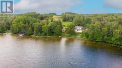 very few cottages on the lake -