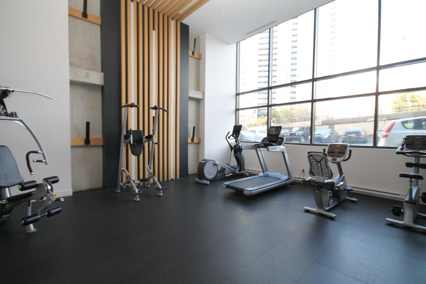 Salle d'exercice - 813-1320 Rue Olier, Montréal (Le Sud-Ouest), QC - Indoor Photo Showing Gym Room