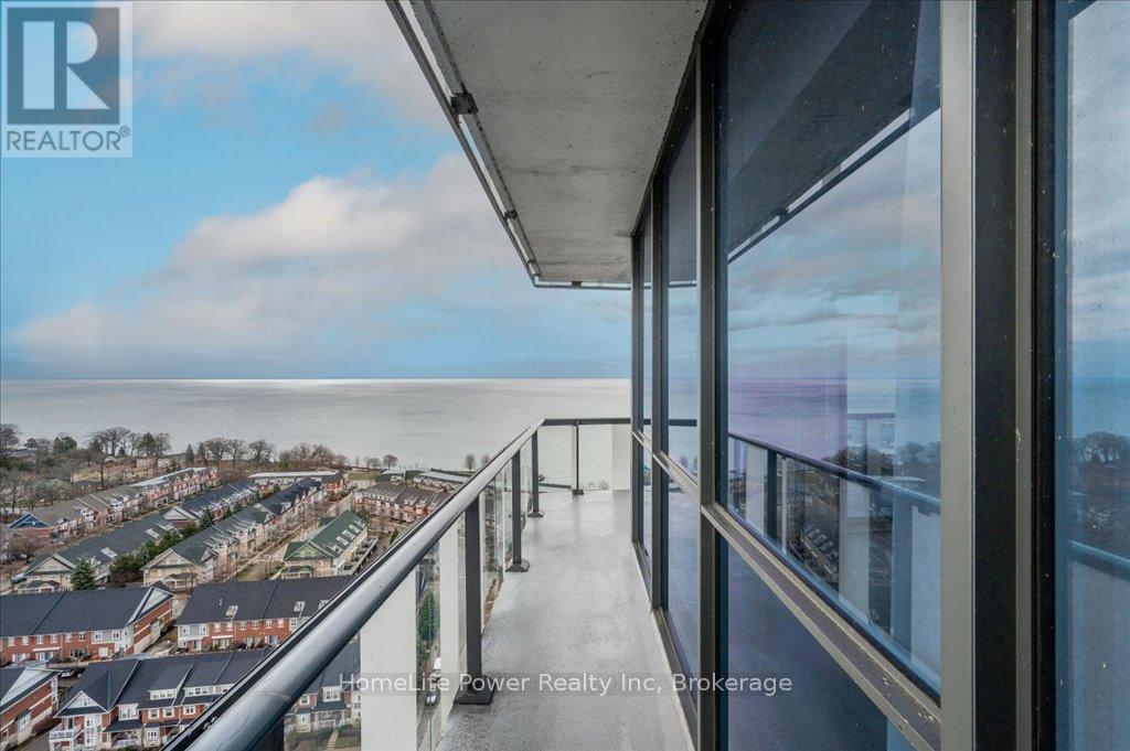 2102 - 1 Hurontario Street, Mississauga (Port Credit), ON - Outdoor With Balcony With View