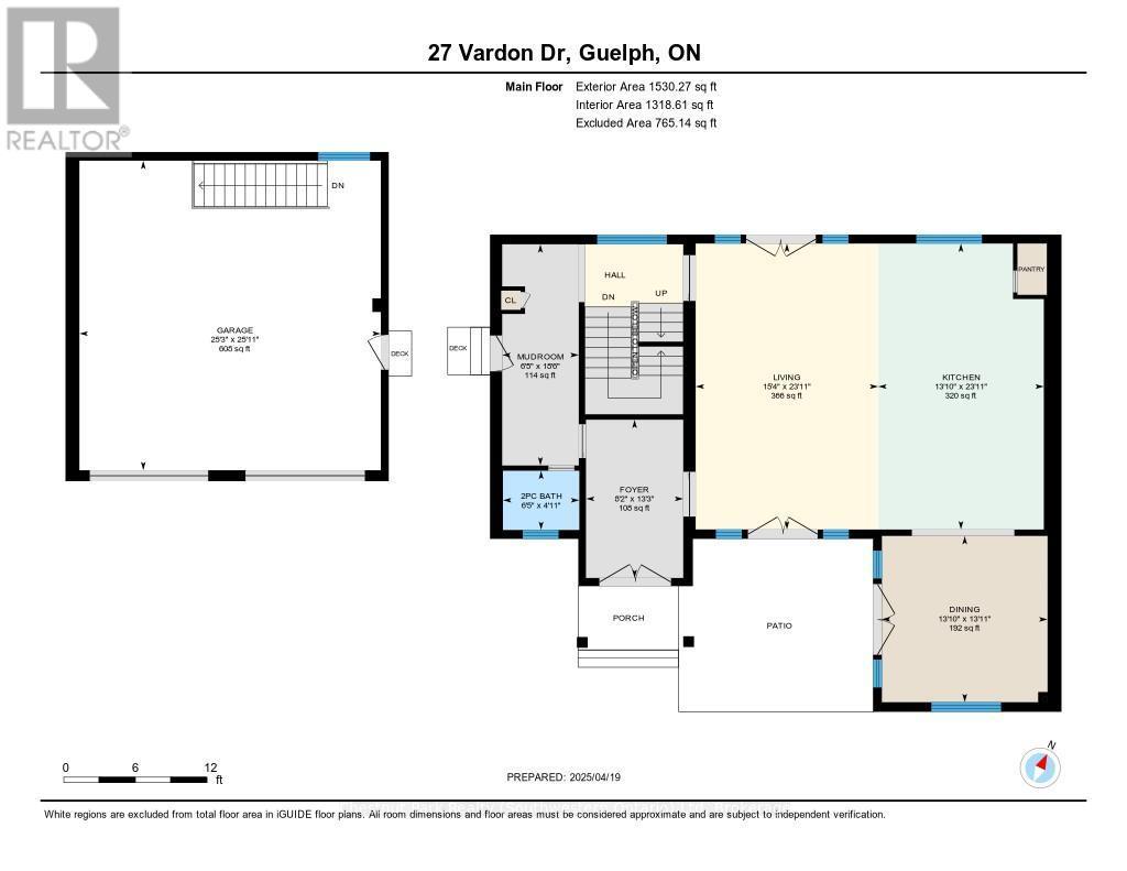 First floor plan - 27 Vardon Drive, Guelph (Dovercliffe Park/Old University), ON - Other