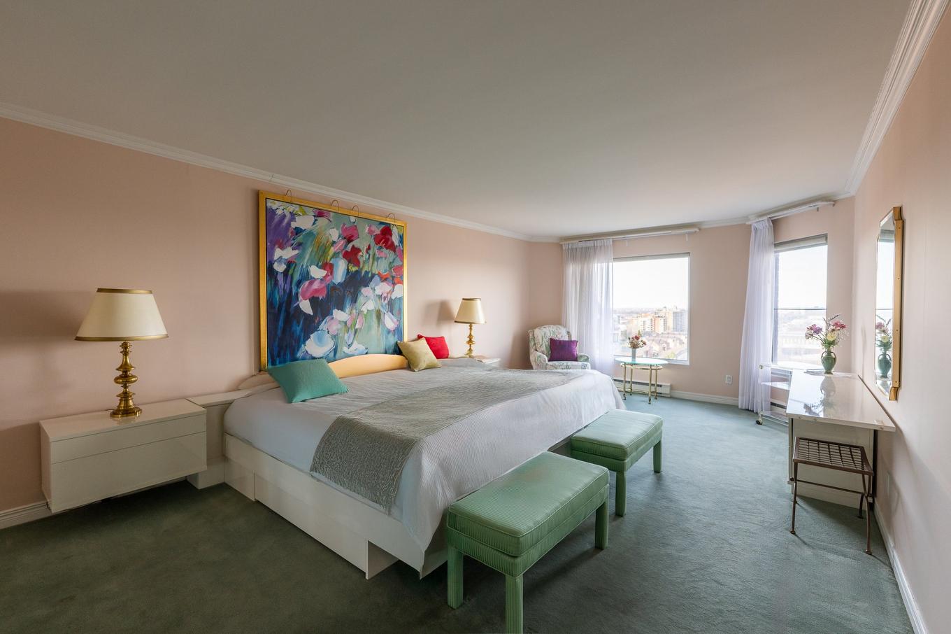 Chambre à coucher principale - 1604-795 Rue Muir, Montréal (Saint-Laurent), QC - Indoor Photo Showing Bedroom