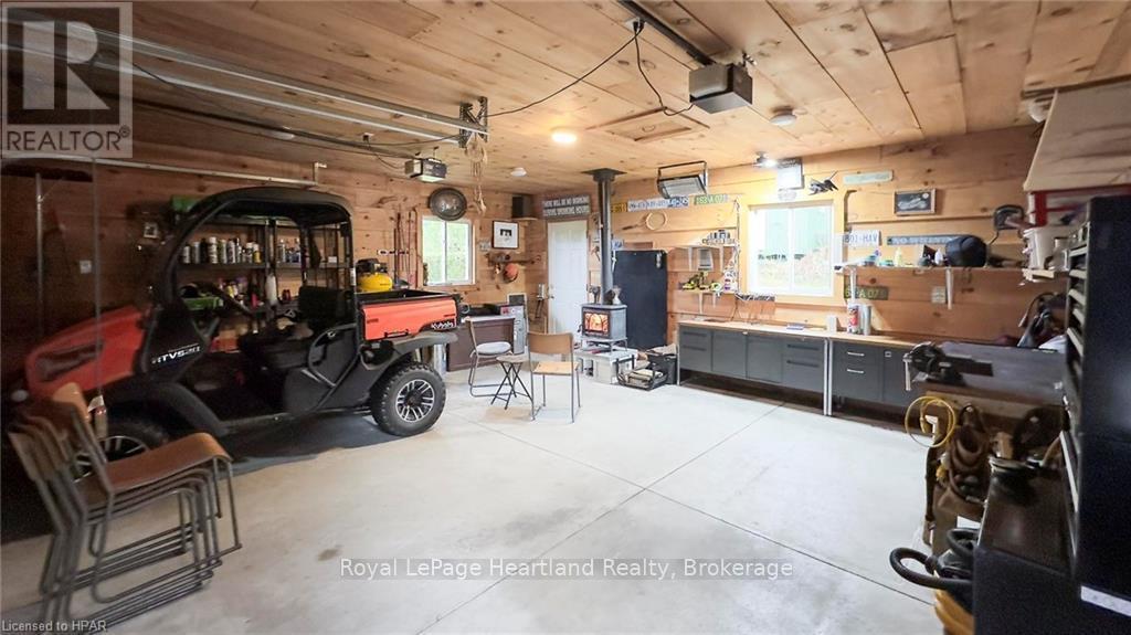 detached garage - 37001 Millar Street, Ashfield-Colborne-Wawanosh (Colborne), ON - Indoor Photo Showing Garage