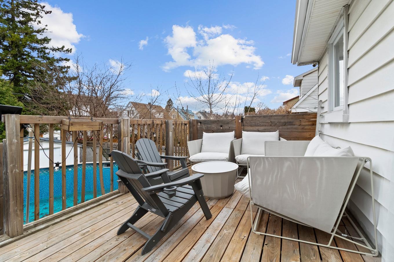 Terrasse - 8320 24E Avenue, Montréal (Villeray/Saint-Michel/Parc-Extension), QC - Outdoor With Deck Patio Veranda With Exterior