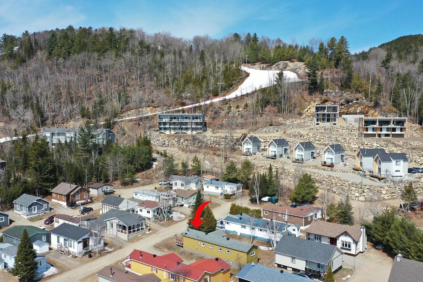 Aerial photo - 75 Rue De La Cascade, Saint-Côme, QC - Outdoor With View