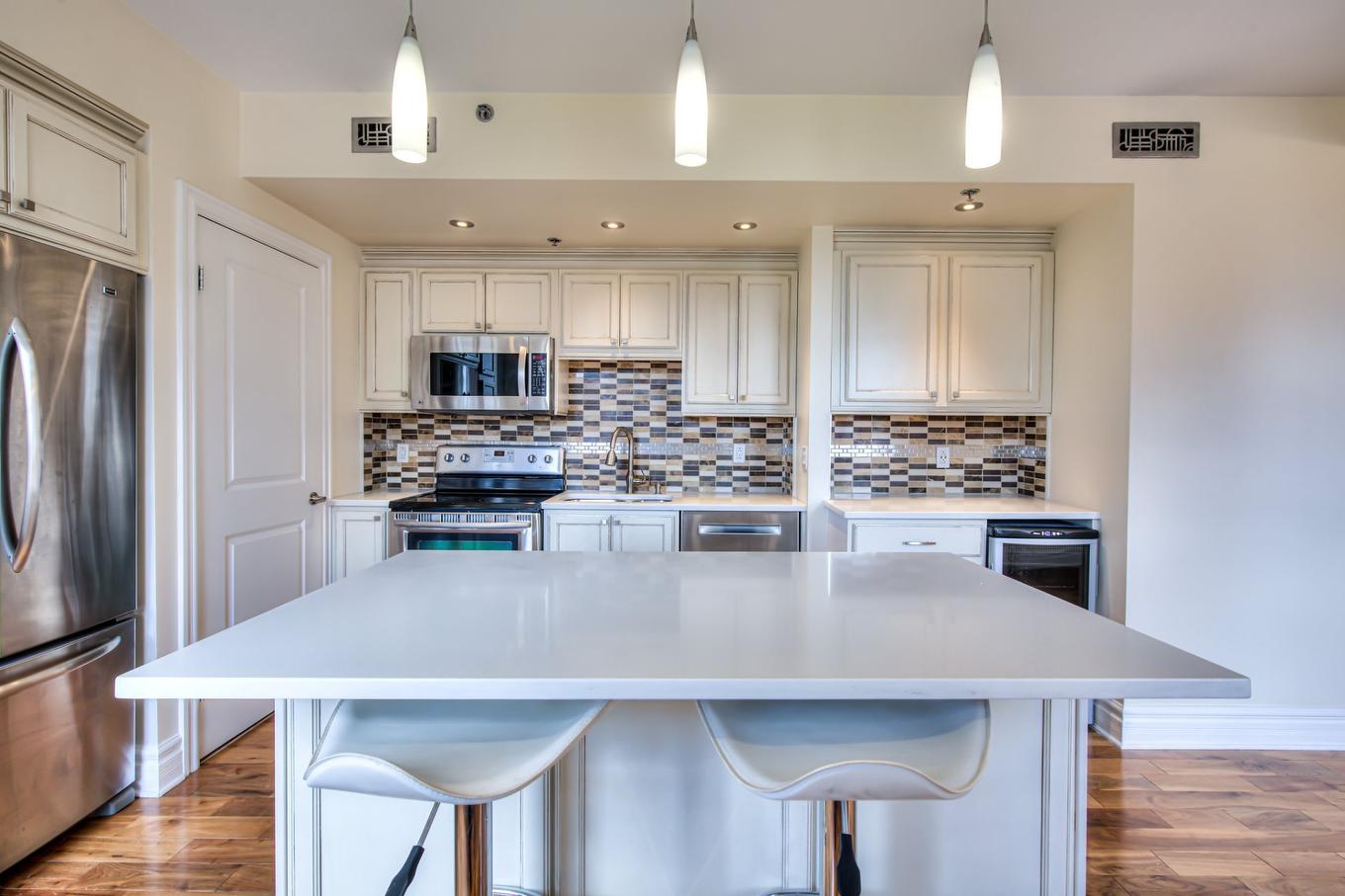 Kitchen - 903-65 Boul. René-Lévesque E., Montréal (Ville-Marie), QC - Indoor Photo Showing Kitchen With Double Sink With Upgraded Kitchen
