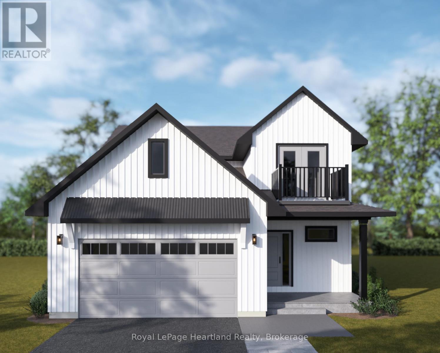 Renderings & photos show potential upgrade options - 487 Woodridge Drive, Goderich, ON - Outdoor With Balcony