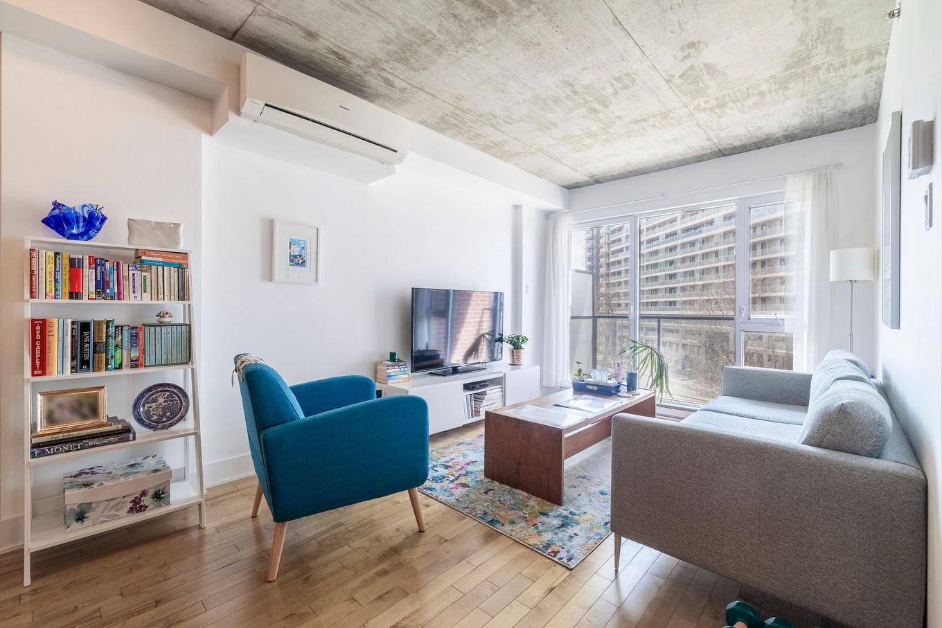 Salon - 511-225 Rue De La Montagne, Montréal (Le Sud-Ouest), QC - Indoor Photo Showing Living Room