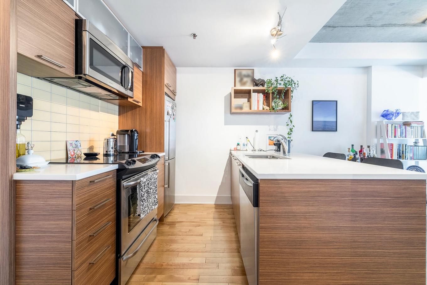 Cuisine - 511-225 Rue De La Montagne, Montréal (Le Sud-Ouest), QC - Indoor Photo Showing Kitchen