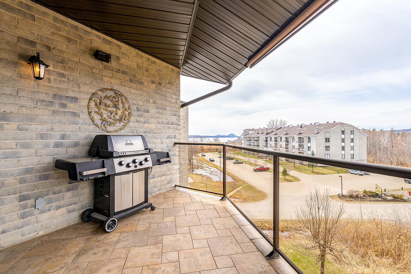 Balcony - 410-2085 Place Du Club-Memphré, Magog, QC - Outdoor With Exterior