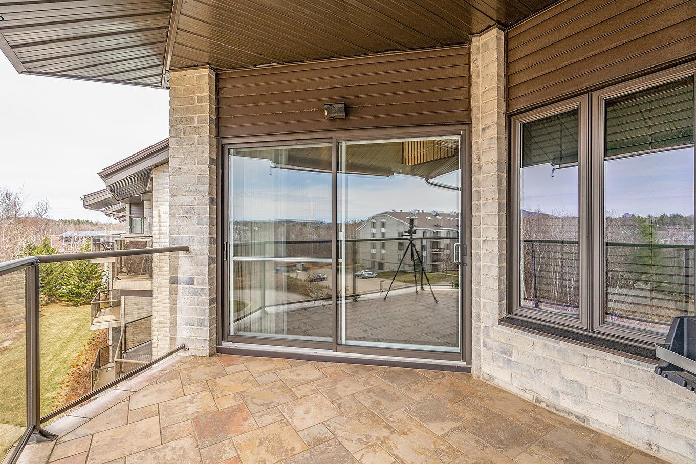 Balcony - 410-2085 Place Du Club-Memphré, Magog, QC - Outdoor With Exterior