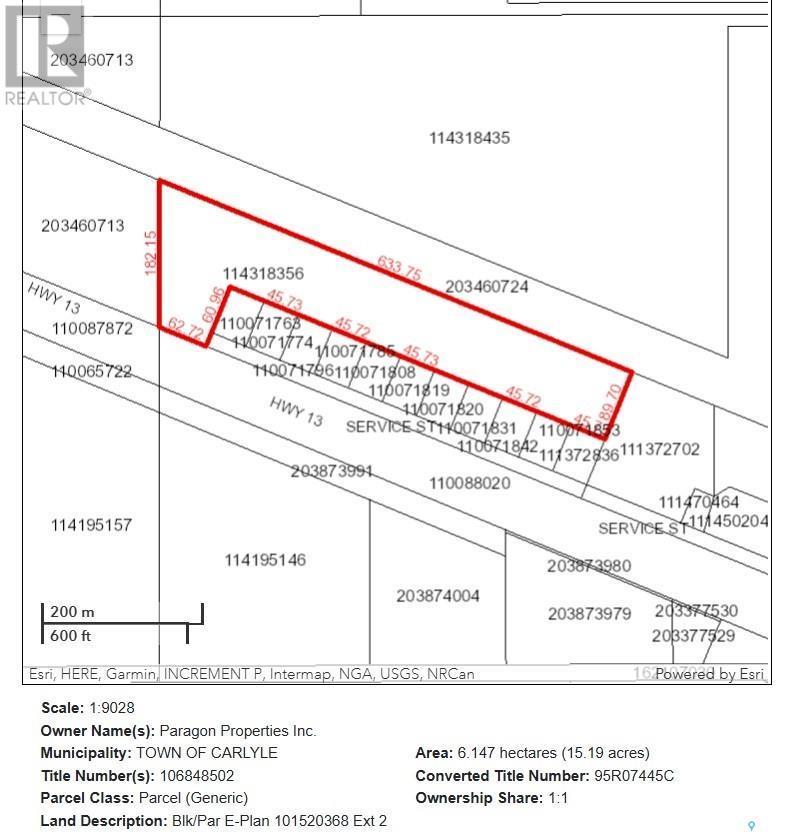 1 13 Highway, Carlyle, SK