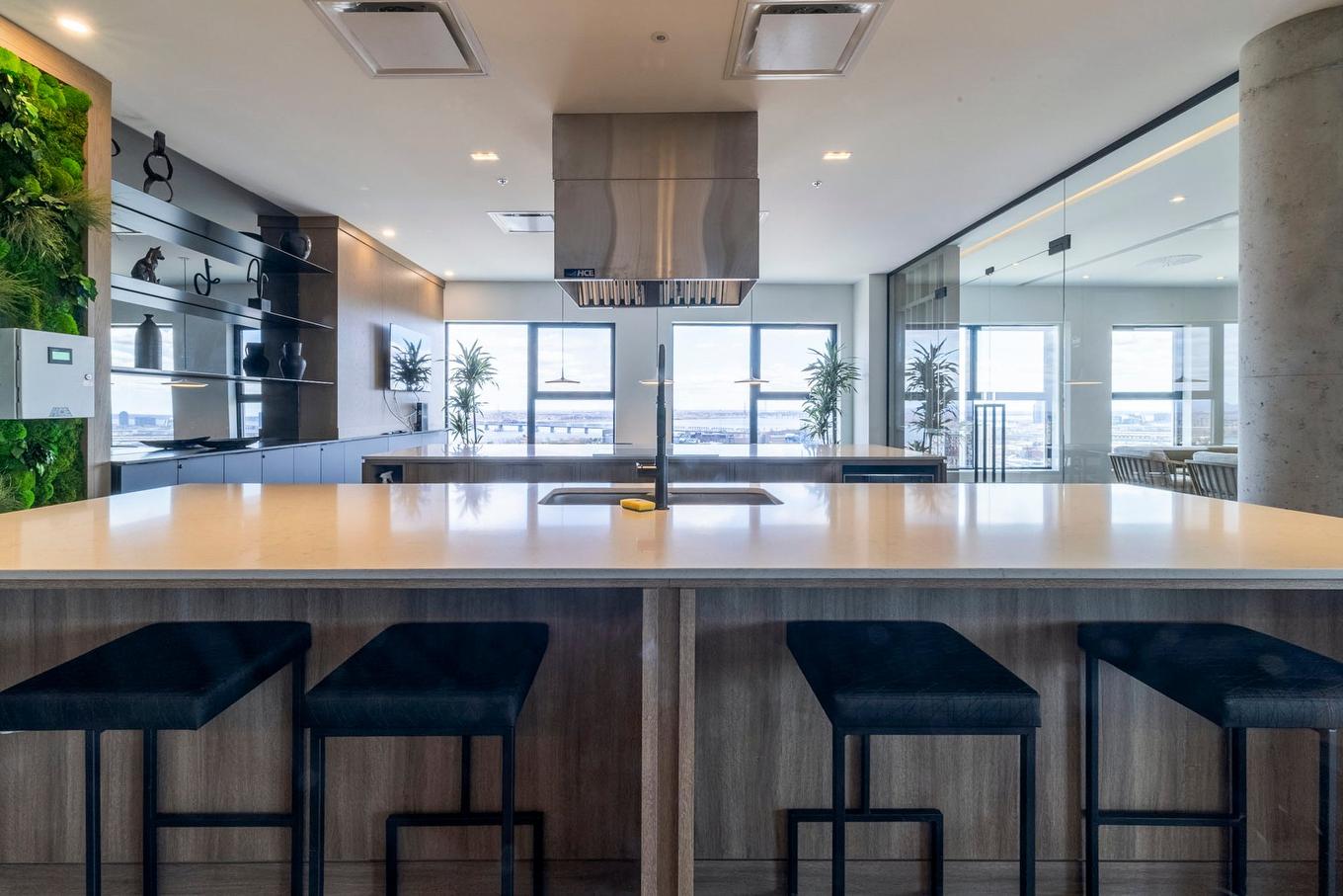 Common room - 2220-245 Boul. Robert-Bourassa, Montréal (Ville-Marie), QC - Indoor Photo Showing Kitchen With Upgraded Kitchen