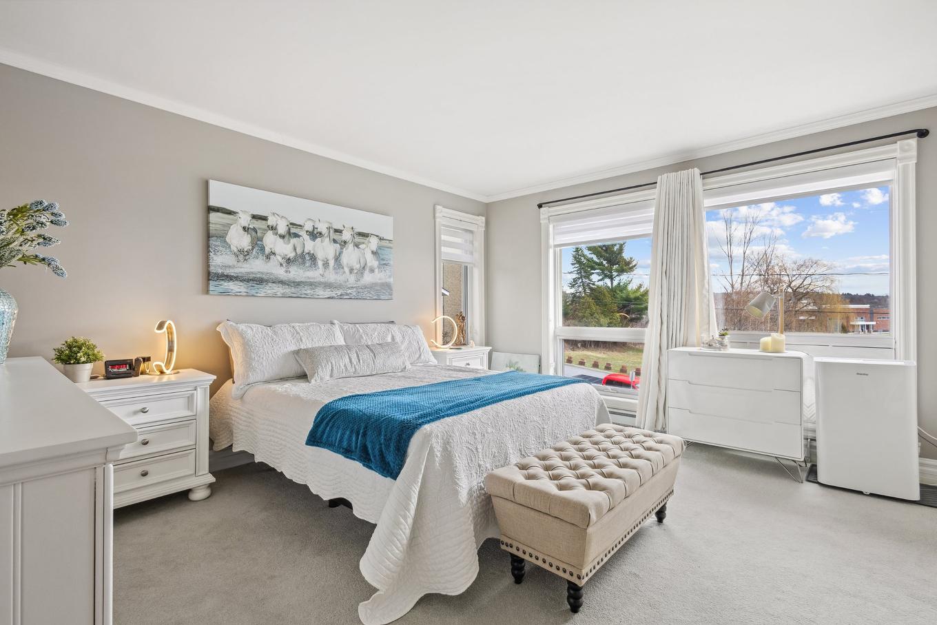 Primary bedroom - 4-300 Rue Du Moulin, Magog, QC - Indoor Photo Showing Bedroom