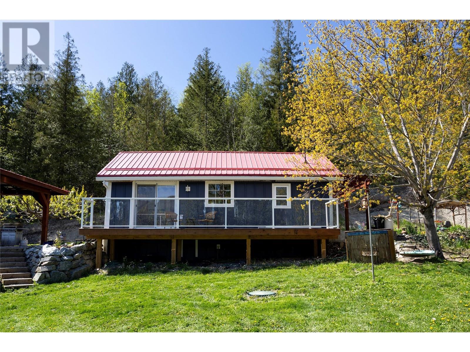 6740 Highway 97A Highway, Grindrod, BC - Outdoor With Deck Patio Veranda