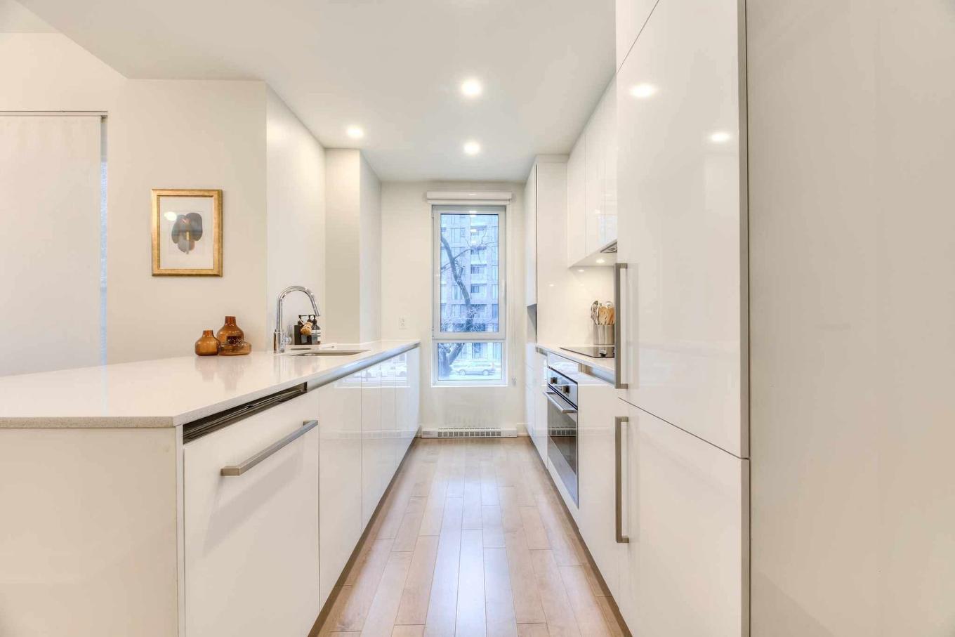 Cuisine - 201-1170 Rue Montcalm, Montréal (Ville-Marie), QC - Indoor Photo Showing Kitchen With Upgraded Kitchen