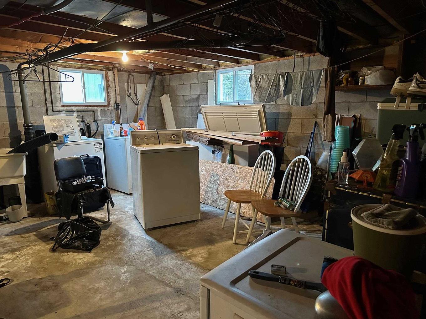 105 Columbia Street, Schreiber, ON - Indoor Photo Showing Basement
