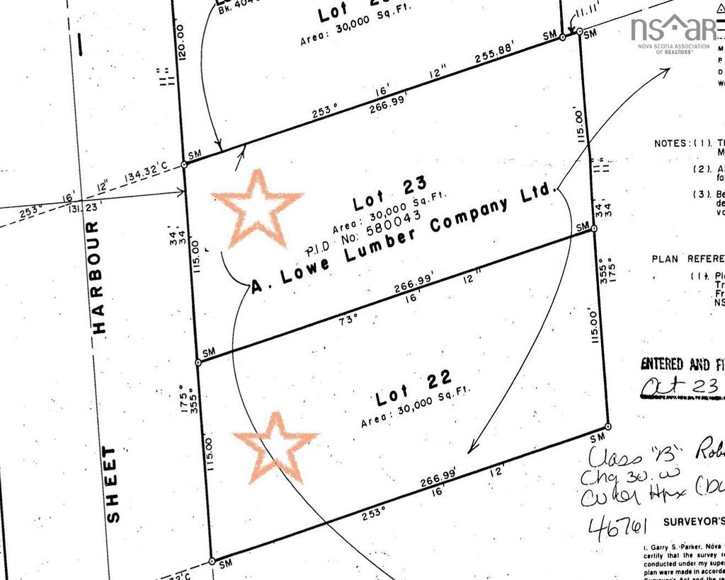 Lot 22 & 23 Trafalgar Rd Highway 374, Sheet Harbour, NS