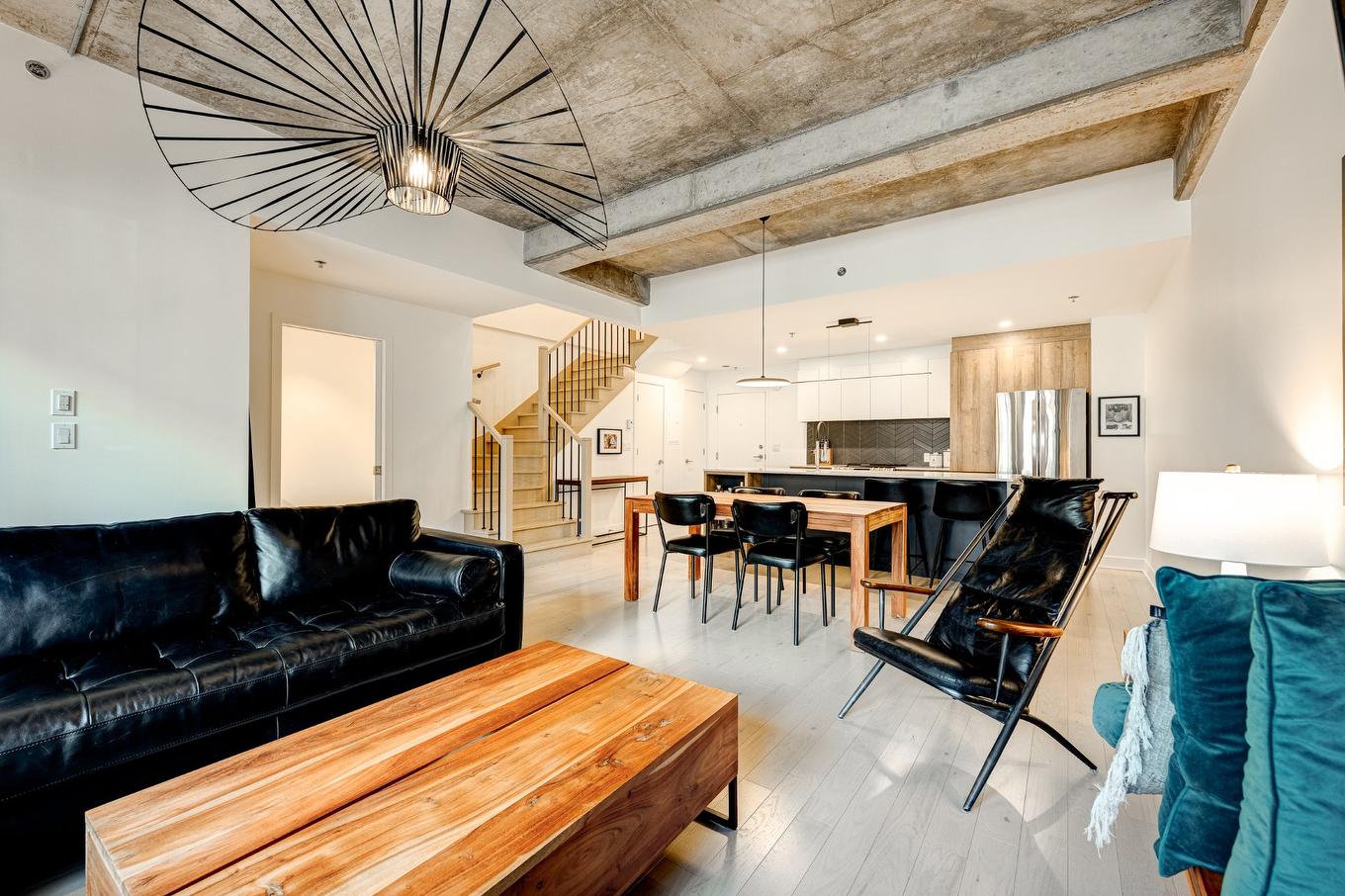 Salle à manger - 117-170 Rue Rioux, Montréal (Le Sud-Ouest), QC - Indoor Photo Showing Living Room