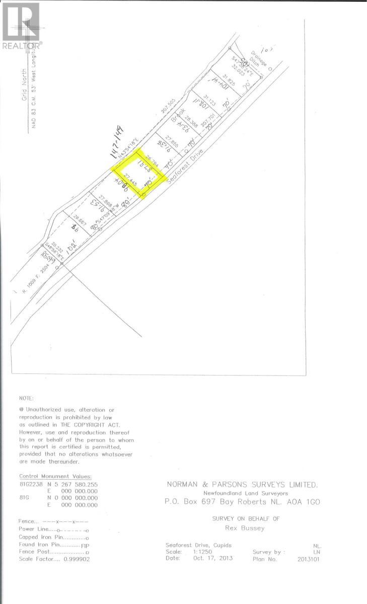 147 - 149 Seaforest Drive, Cupids, NL
