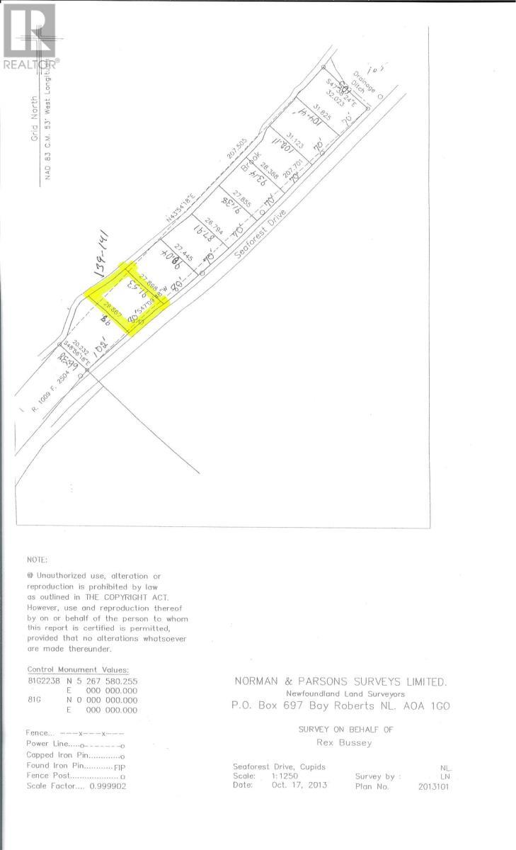 139 - 141 Seaforest Drive, Cupids, NL