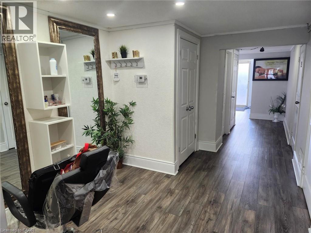 Hallway to units - main floor - 2200 Rymal Road E, Glanbrook, ON