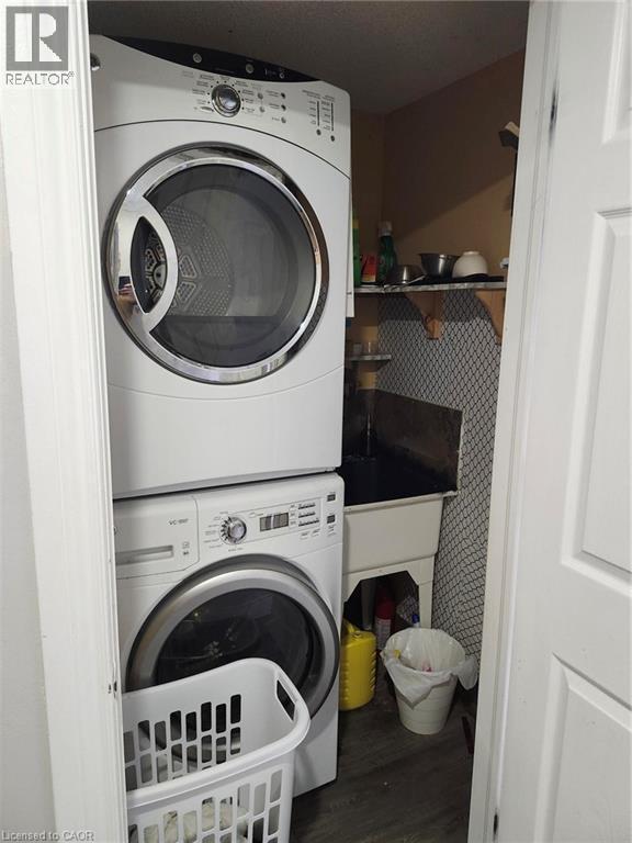 Stacked in-unit laundry area - 2200 Rymal Road E, Glanbrook, ON