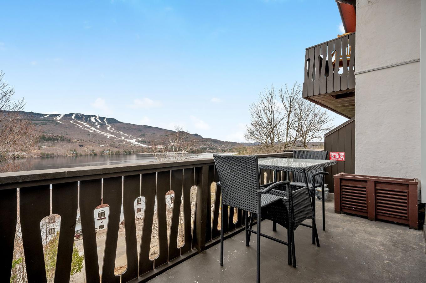 Balcony - 439-237 Ch. De Lac-Tremblant-Nord, Mont-Tremblant, QC - Outdoor With Exterior