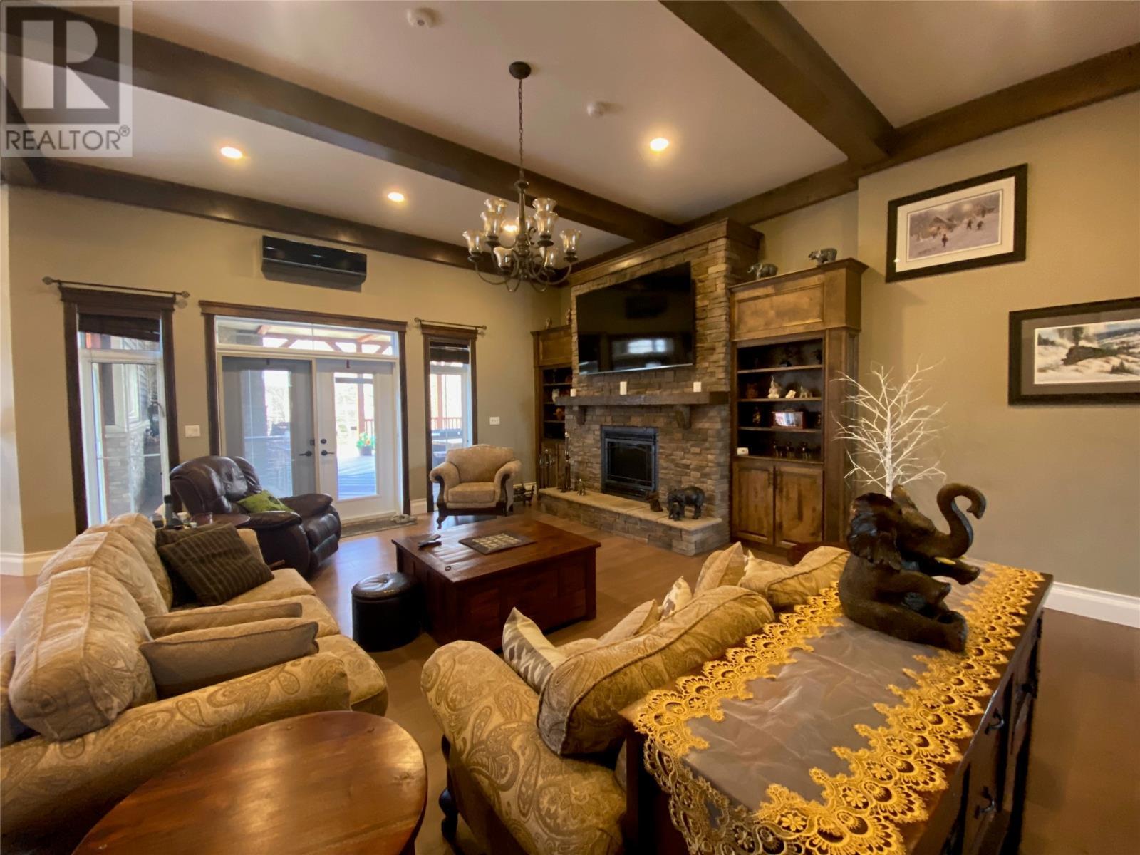 155 Hansen Highway, Stephenville, NL - Indoor Photo Showing Living Room With Fireplace