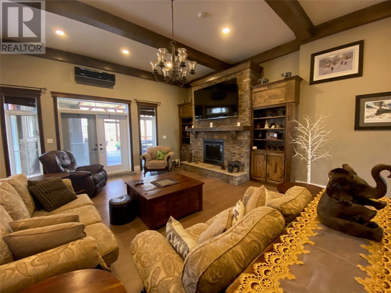 155 Hansen Highway, Stephenville, NL - Indoor Photo Showing Living Room With Fireplace