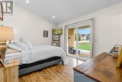 Primary bedroom has walk-out to back deck -