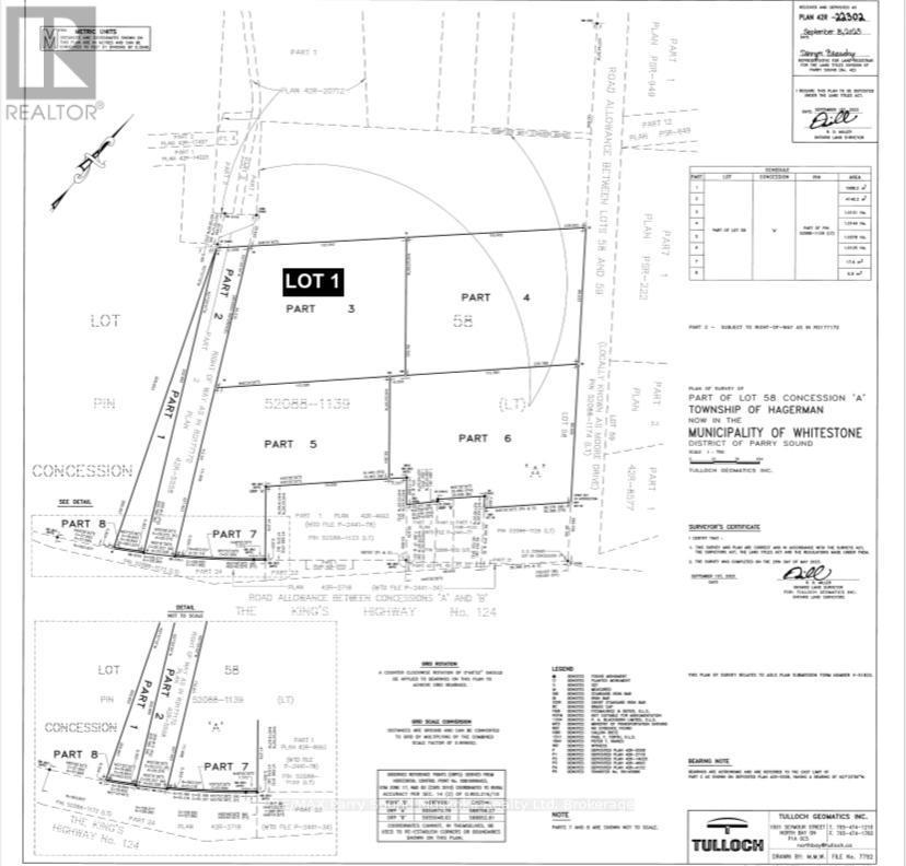 Lot 1 Unnamed Road, Whitestone (Hagerman), ON