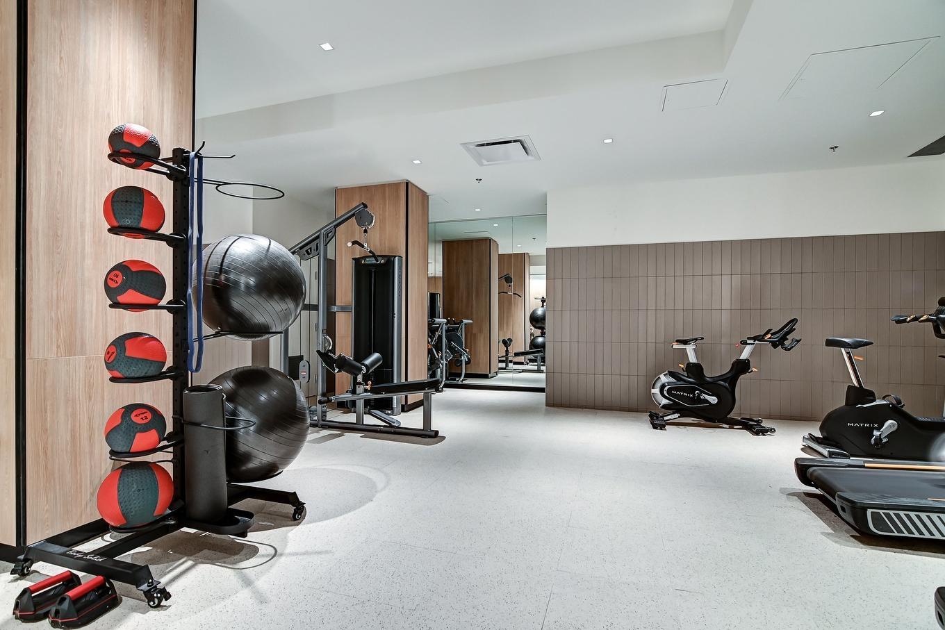 Salle d'exercice - 1503-60 Rue De L'Éclipse, Brossard, QC - Indoor Photo Showing Gym Room