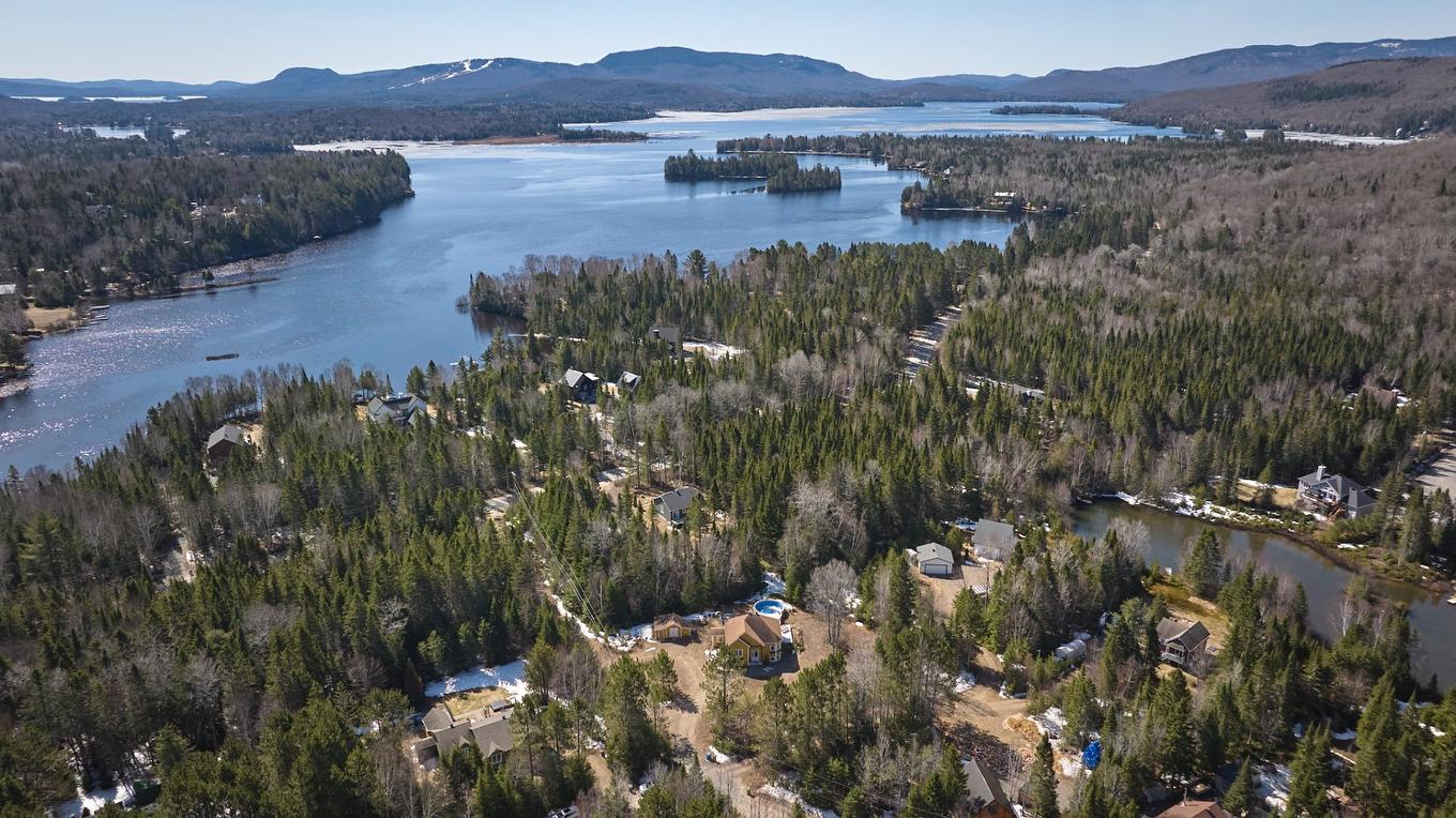 Photo aérienne - 6 Ch. De L'Aquarelle, Saint-Donat, QC - Outdoor With Body Of Water With View