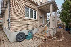 Entrance to 2nd level apartment. -